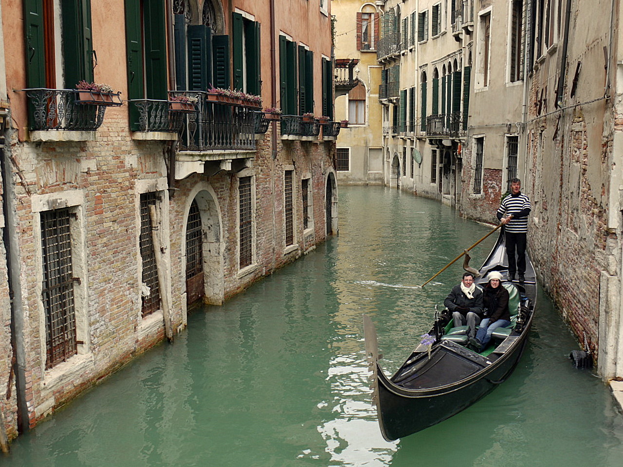 Venice gondolas